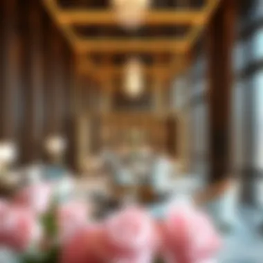 Interior design elements of 23 Marina Tower reflecting opulent living