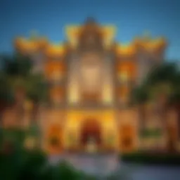 Stunning exterior view of Al Fattan Park View showcasing architectural elegance