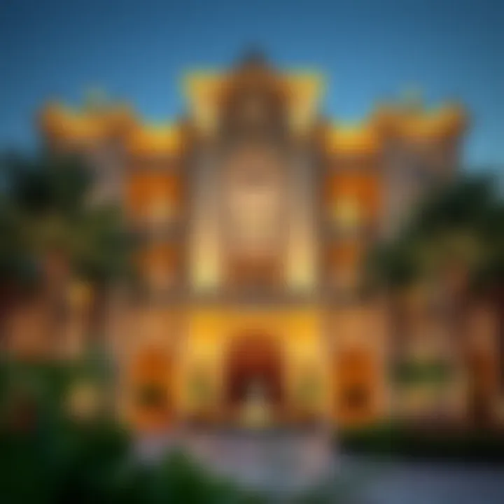 Stunning exterior view of Al Fattan Park View showcasing architectural elegance