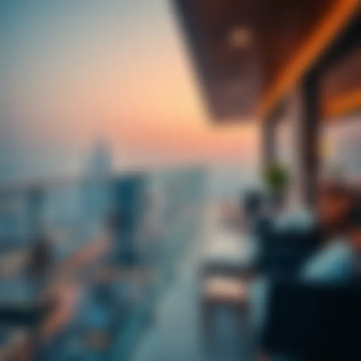 Breathtaking view from Al Ghurair Apartments balcony