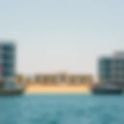 Serene view of Al Heerah Beach with clear blue waters