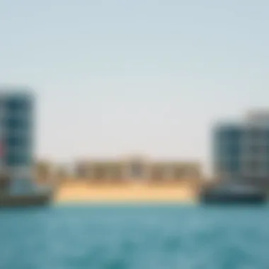 Serene view of Al Heerah Beach with clear blue waters