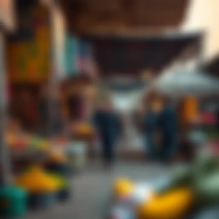 Market Scene in Al Khalidiyah A bustling market scene in Al Khalidiyah highlighting local vendors and vibrant culture.