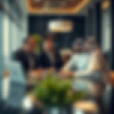 A dynamic meeting between brokers and clients