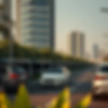 Visual representation of sustainable parking practices