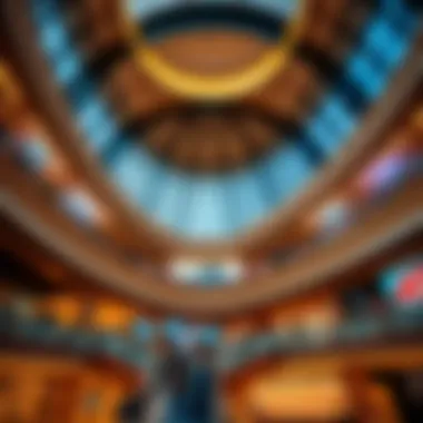 Architectural details of the Art of Living Mall