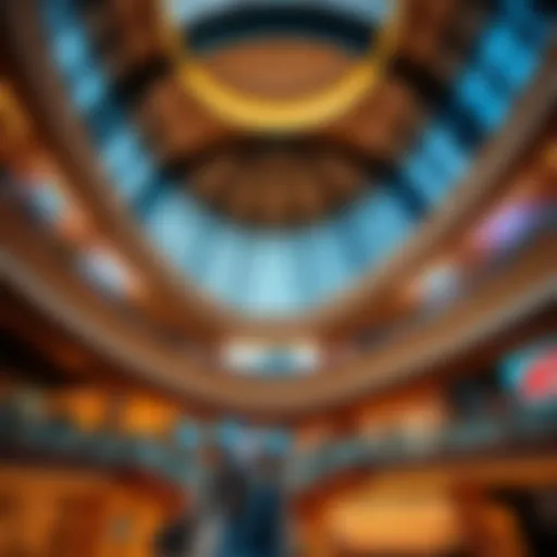 Architectural details of the Art of Living Mall