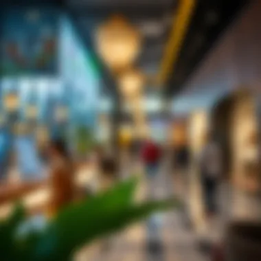 Interior view showcasing visitor experiences