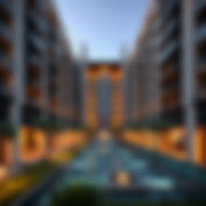 Modern architectural design of Atria Residences