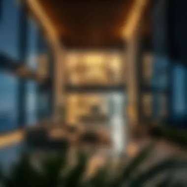 Modern apartment showcasing Dubai's architectural style