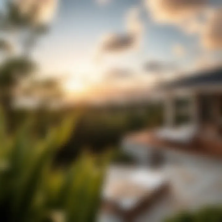 Scenic view from Beach House Ellington overlooking the beautiful surroundings