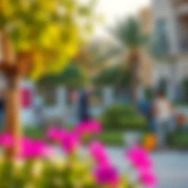 Vibrant community park in a popular residential neighborhood