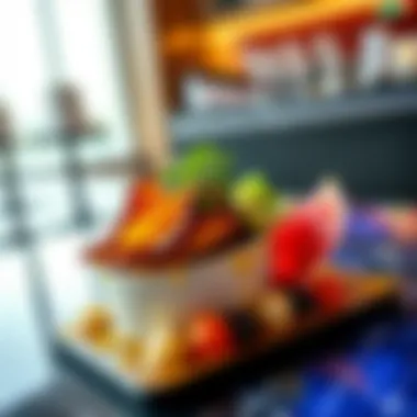 Exquisite dish from a renowned restaurant