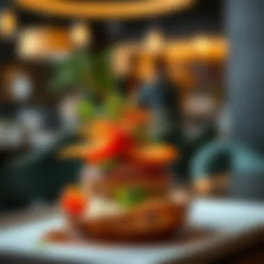 Gourmet dish showcasing local flavors