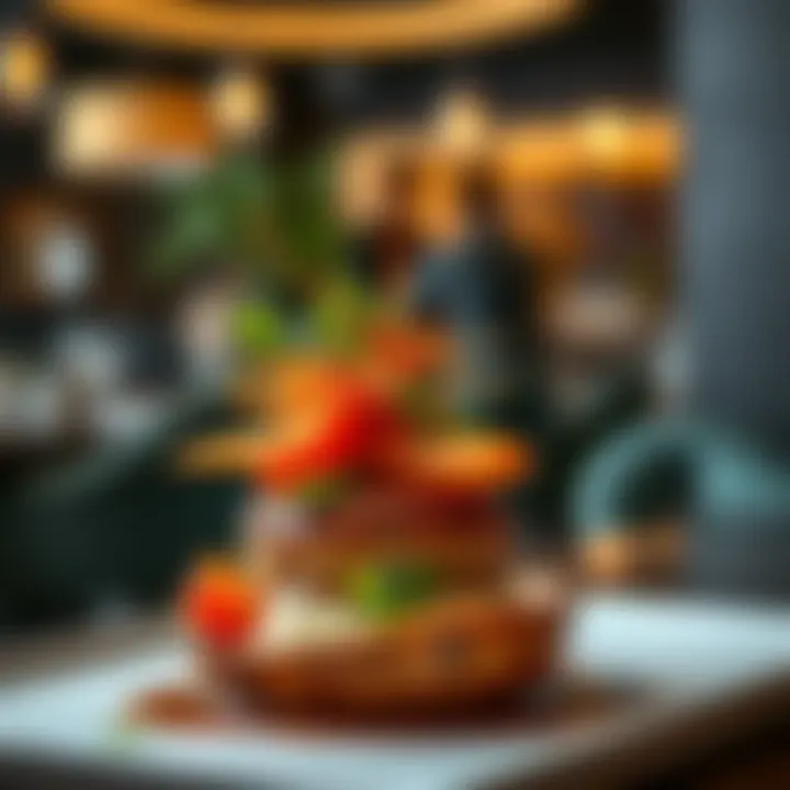 Gourmet dish showcasing local flavors