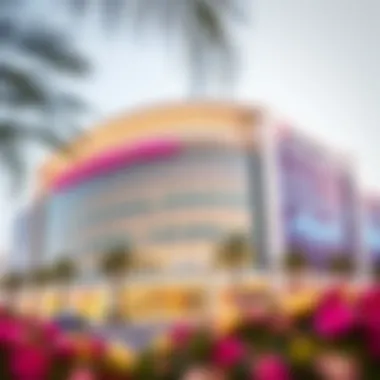 Exterior view of Bin Shabib Mall showcasing its modern architecture