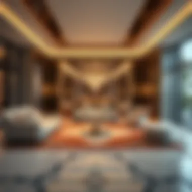 Opulent Interiors in Binghatti Commercial Spaces Luxurious interior of a Binghatti commercial space