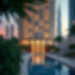 Stunning view of Botanica Tower's architectural design