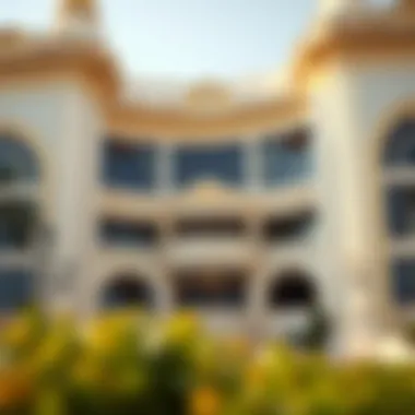 Architectural details of Caesars Palace Dubai