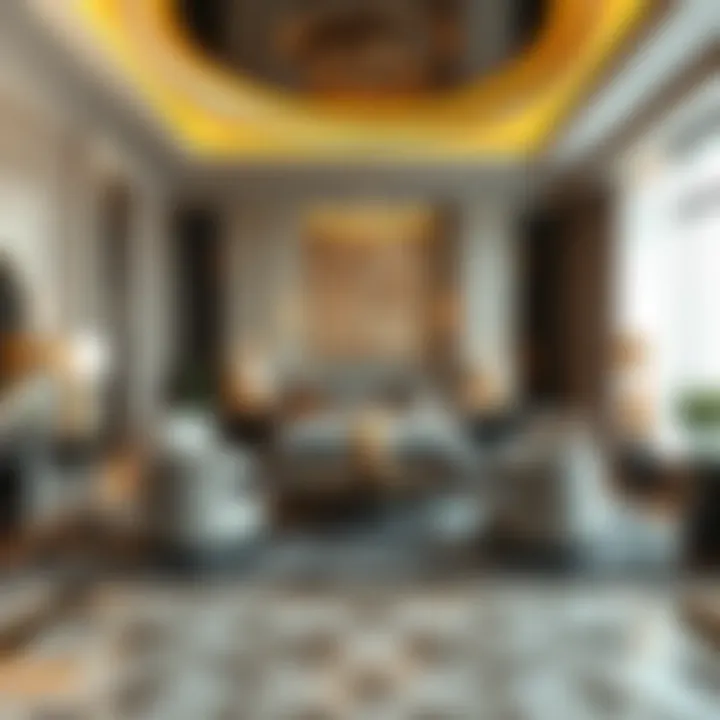 Luxurious suite interior at Caesars Palace Dubai