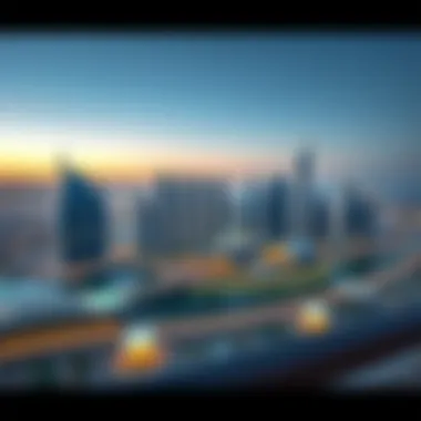 Panoramic view of Ciel Hotel's skyline with innovative architecture