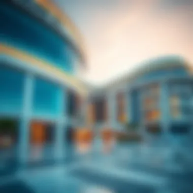 Stunning exterior view of Cloud 9 Dubai showcasing modern architecture