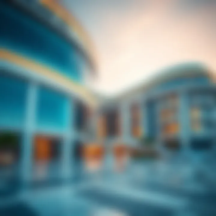 Stunning exterior view of Cloud 9 Dubai showcasing modern architecture