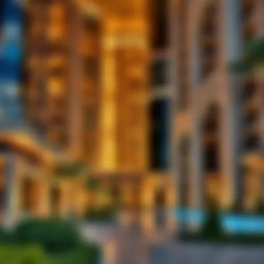 Modern architectural design of Time 2 Dubai Residence Complex