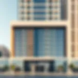 Exterior view of Crystal Plaza Building showcasing modern architecture