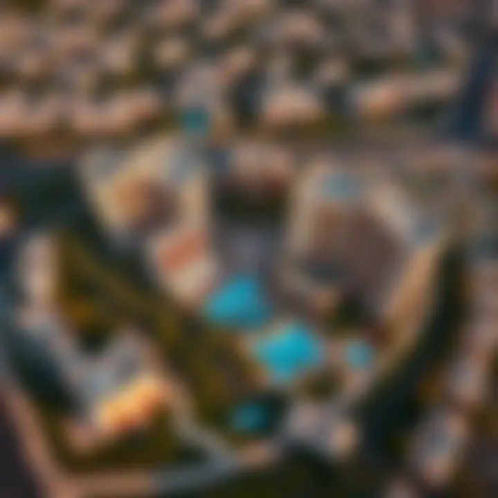 Aerial view of Damac Hills 2 Verona showcasing its architectural beauty