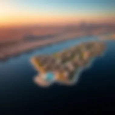 Aerial Overview of Damac Lagoons Aerial view of Damac Lagoons showcasing its strategic layout