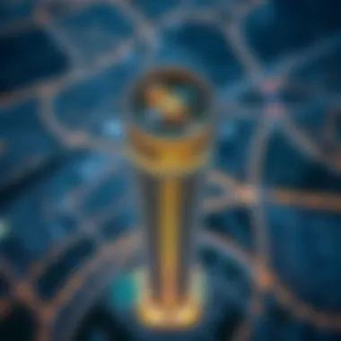 Aerial Perspective of Tower 108's Distinct Design Aerial view showcasing the unique architectural silhouette of Damac's Tower 108