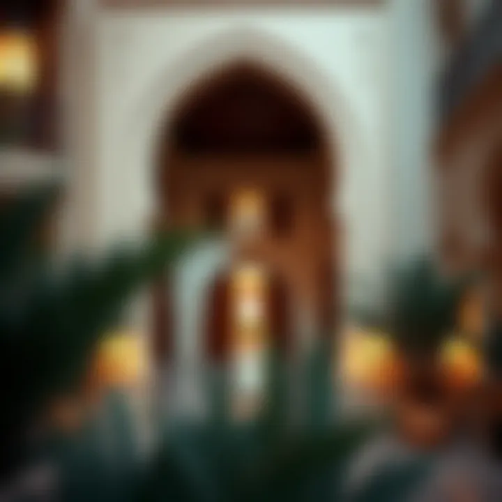 Architectural details showcasing the unique design of Dar Al Jawhara