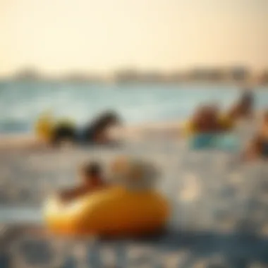 Vibrant recreational activities at Deira Island Beach