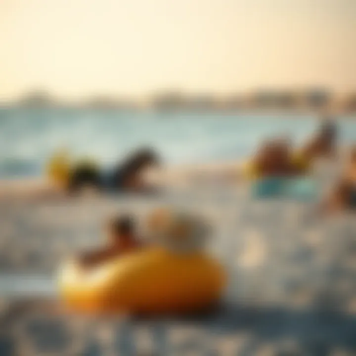 Vibrant recreational activities at Deira Island Beach