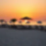 Serene Sunset at Deira Island Beach Sunset over Deira Island Beach showcasing the serene atmosphere