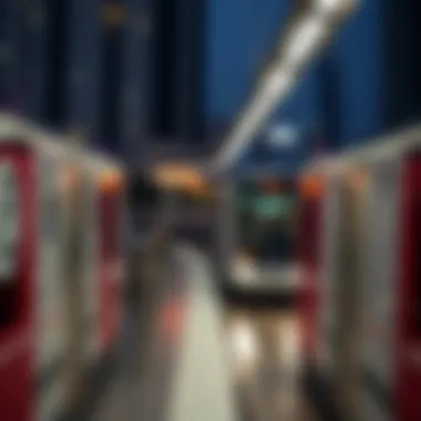 Metro station accessibility in Dubai