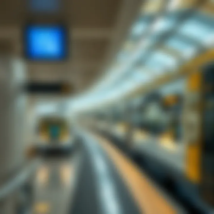 Integration of multiple transport modes at a Metro hub