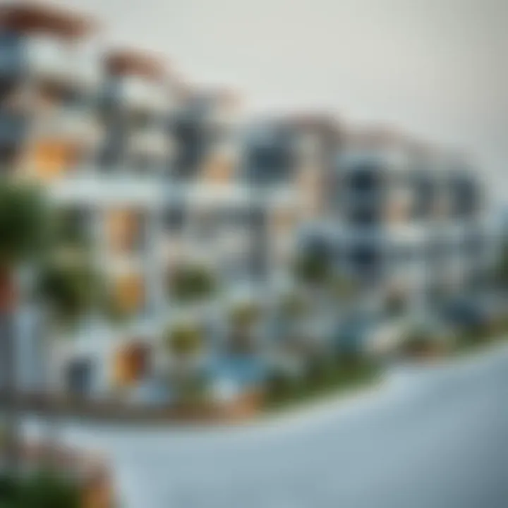 Modern Residential Layout Modern residential layout of Emaar Beachfront