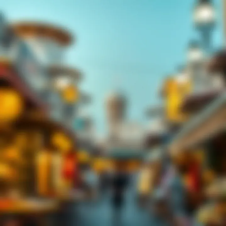 The vibrant souks of Dubai