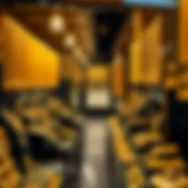 A stunning display of gold jewelry in the heart of the Gold Souk