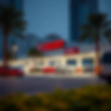 Location Context of 7275 Parking in Dubai Surrounding area of 7275 parking facility