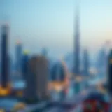 Stunning skyline of Dubai representing real estate opportunities