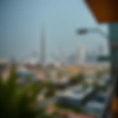 Scenic view of Dubai skyline highlighting rental neighborhoods