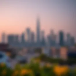 Stunning skyline of Bur Dubai showcasing Al Ghurair Properties