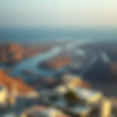 Scenic Landscape of Al Hudayriat Island Breathtaking view of Al Hudayriat Island