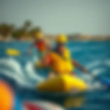 Outdoor sports activities at Al Hudayriat Island