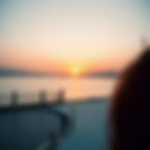 Scenic view of Al Majaz Lake at sunset highlighting its serene beauty