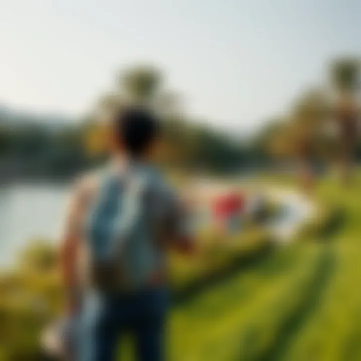 Visitors enjoying the lush green parks and pathways around Al Majaz Lake
