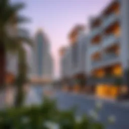 Scenic view of Al Rashidiya showcasing modern architecture